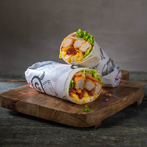 Burgrito de pollo