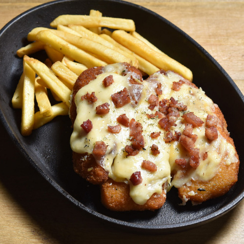 Milanesa Carbonara