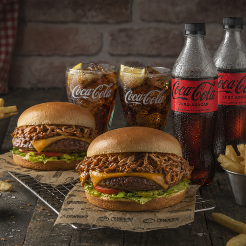 2 PomoMenú Burger + Refresco